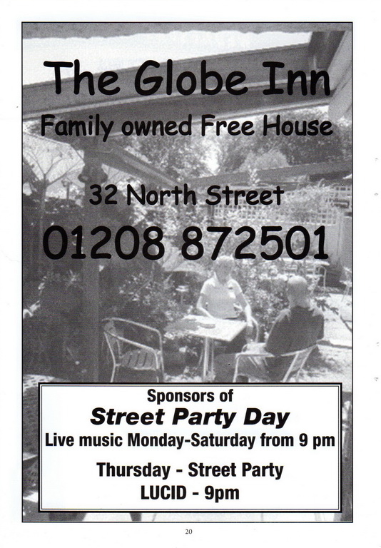 2013 Lostwithiel Carnival Programme Page 20